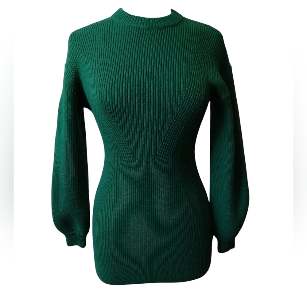 Green Dress Paris Atelier Mini Sweater XS